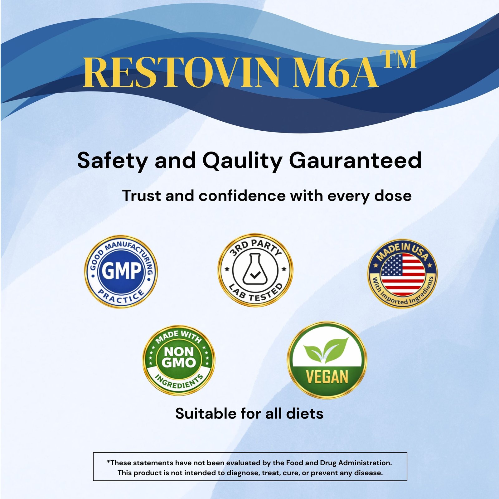 GMP, Non-GMO, 3rd Party Lab Tested, Made in USA, Vegan